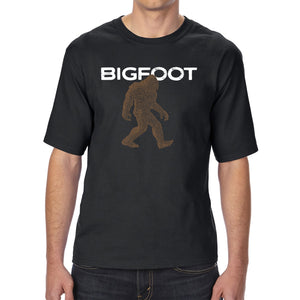 Bigfoot - Men's Tall and Long Word Art T-Shirt