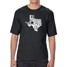 Load image into Gallery viewer, Everything is Bigger in Texas - Men&#39;s Tall Word Art T-Shirt