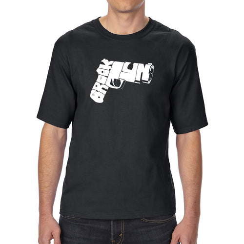 BROOKLYN GUN - Men's Tall Word Art T-Shirt
