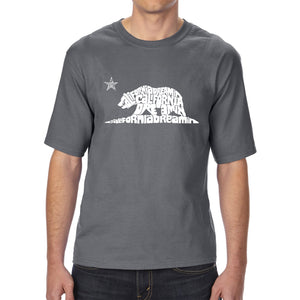 California Dreamin - Men's Tall Word Art T-Shirt