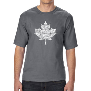 CANADIAN NATIONAL ANTHEM - Men's Tall Word Art T-Shirt