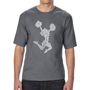 Cheer - Men's Tall Word Art T-Shirt
