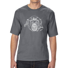 Load image into Gallery viewer, Chimpanzee - Men&#39;s Tall Word Art T-Shirt