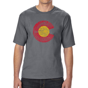 Colorado - Men's Tall Word Art T-Shirt