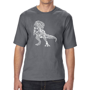 Dino Pics - Men's Tall Word Art T-Shirt