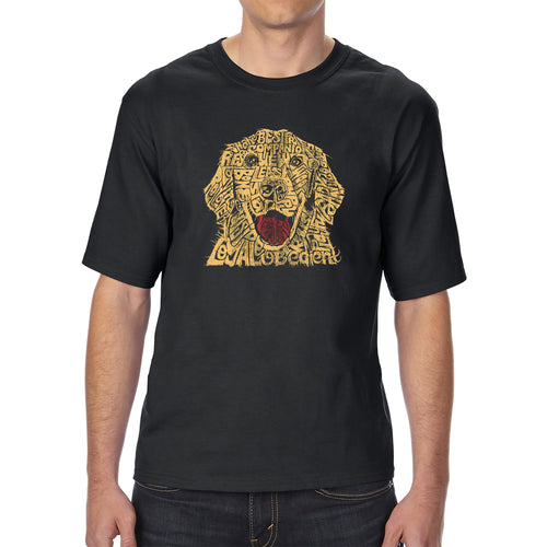 Dog - Men's Tall Word Art T-Shirt