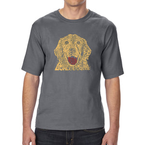 Dog - Men's Tall Word Art T-Shirt