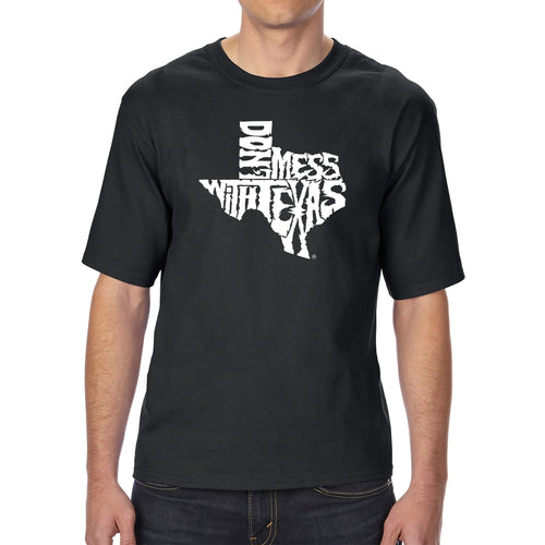 DONT MESS WITH TEXAS - Men's Tall Word Art T-Shirt