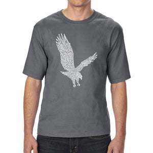 Eagle - Men's Tall Word Art T-Shirt