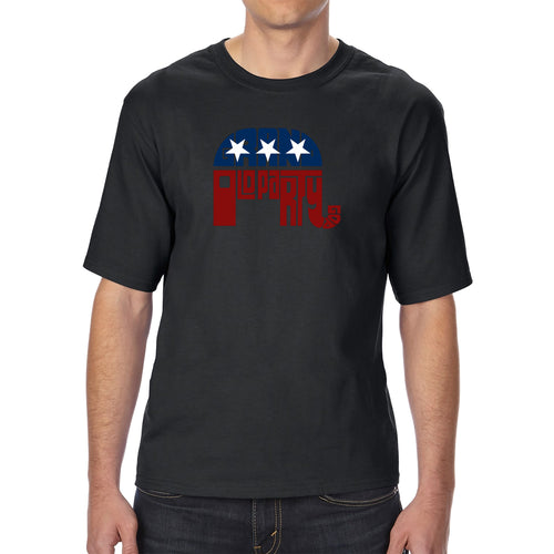 REPUBLICAN GOP - Men's Tall Word Art T-Shirt