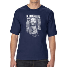 Load image into Gallery viewer, JESUS - Men&#39;s Tall Word Art T-Shirt