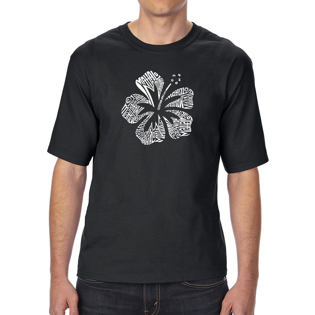 Mahalo - Men's Tall Word Art T-Shirt