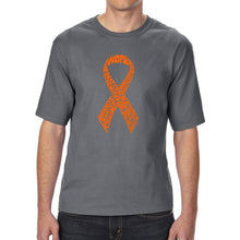 Load image into Gallery viewer, Ms Ribbon - Men&#39;s Tall Word Art T-Shirt