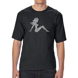 MUDFLAP GIRL - Men's Tall Word Art T-Shirt