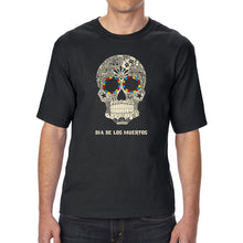 Load image into Gallery viewer, Dia De Los Muertos - Men&#39;s Tall Word Art T-Shirt