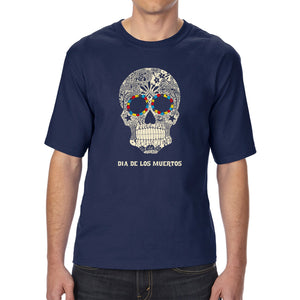 Dia De Los Muertos - Men's Tall Word Art T-Shirt