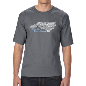 North Carolina - Men's Tall Word Art T-Shirt