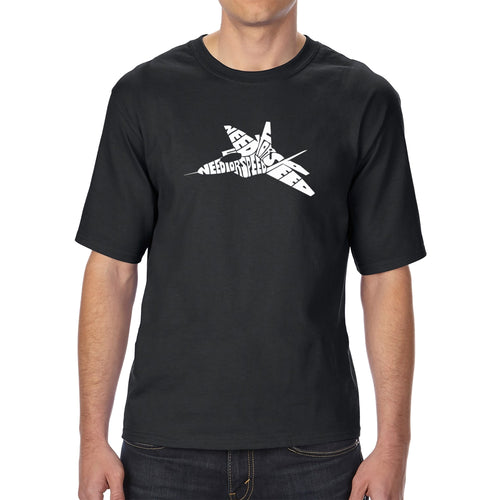 NEED FOR SPEED FIGHTER JET - Men's Tall Word Art T-Shirt