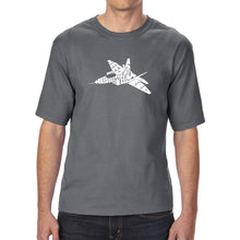 Load image into Gallery viewer, NEED FOR SPEED FIGHTER JET - Men&#39;s Tall Word Art T-Shirt