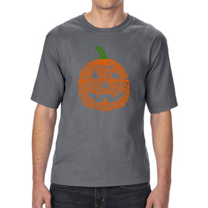Pumpkin - Men's Tall Word Art T-Shirt