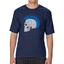Load image into Gallery viewer, Punk Mohawk - Men&#39;s Tall Word Art T-Shirt