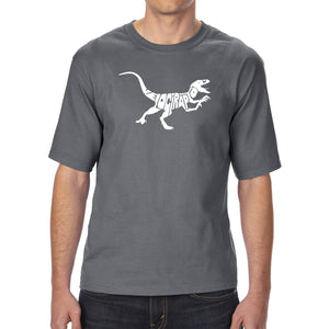 Velociraptor - Men's Tall Word Art T-Shirt