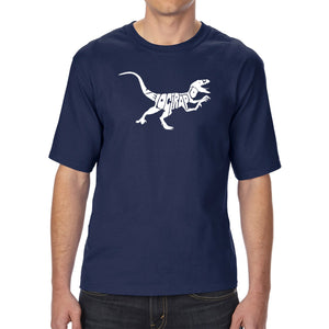 Velociraptor - Men's Tall Word Art T-Shirt