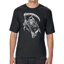 Load image into Gallery viewer, Grim Reaper  - Men&#39;s Tall and Long Word Art T-Shirt