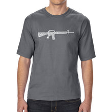 Load image into Gallery viewer, RIFLEMANS CREED - Men&#39;s Tall Word Art T-Shirt