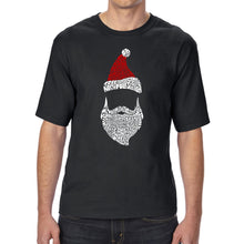 Load image into Gallery viewer, Santa Claus  - Men&#39;s Tall and Long Word Art T-Shirt
