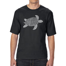 Load image into Gallery viewer, Turtle - Men&#39;s Tall Word Art T-Shirt
