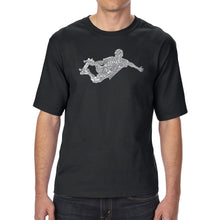 Load image into Gallery viewer, POPULAR SKATING MOVES &amp; TRICKS - Men&#39;s Tall Word Art T-Shirt