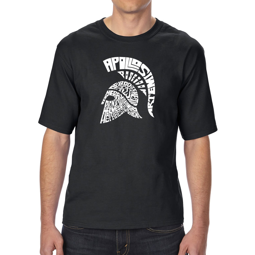 SPARTAN - Men's Tall Word Art T-Shirt