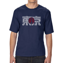 Load image into Gallery viewer, Tokyo Sun - Men&#39;s Tall Word Art T-Shirt