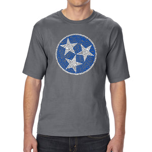Tennessee Tristar - Men's Tall Word Art T-Shirt