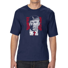 Load image into Gallery viewer, Trump Make America Great Again - Men&#39;s Tall Word Art T-Shirt