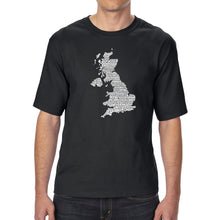 Load image into Gallery viewer, GOD SAVE THE QUEEN - Men&#39;s Tall Word Art T-Shirt