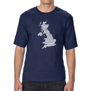 GOD SAVE THE QUEEN - Men's Tall Word Art T-Shirt