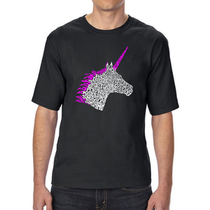 Unicorn - Men's Tall Word Art T-Shirt