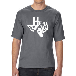 Hey Yall - Men's Tall Word Art T-Shirt