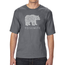 Load image into Gallery viewer, Yosemite Bear - Men&#39;s Tall Word Art T-Shirt