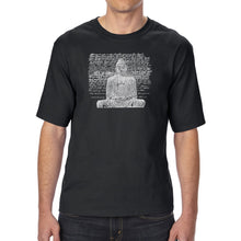 Load image into Gallery viewer, Zen Buddha - Men&#39;s Tall Word Art T-Shirt