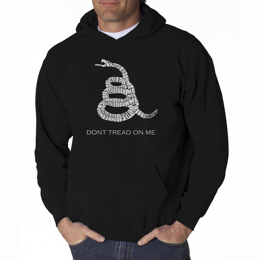 DONT TREAD ON ME - Men's Word Art Hooded Sweatshirt