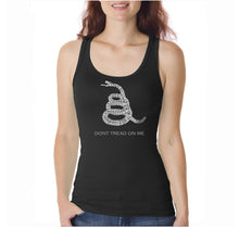 Load image into Gallery viewer, DONT TREAD ON ME  - Women&#39;s Word Art Tank Top