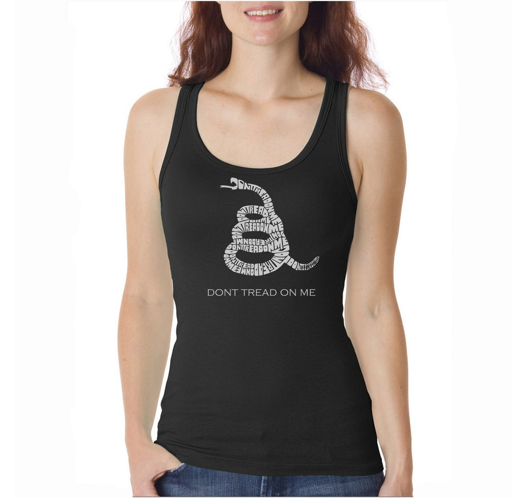 DONT TREAD ON ME  - Women's Word Art Tank Top