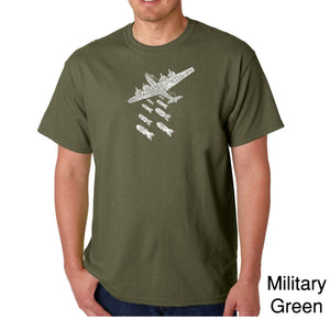 DROP BEATS NOT BOMBS - Men's Word Art T-Shirt