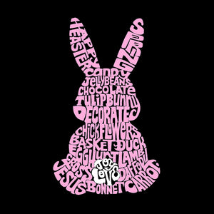 Easter Bunny  - Boy's Word Art Hooded Sweatshirt