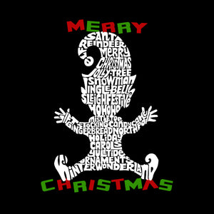 Christmas Elf - Men's Word Art Hooded Sweatshirt