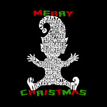 Load image into Gallery viewer, Christmas Elf - Girl&#39;s Word Art Crewneck Sweatshirt