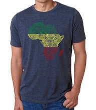 Load image into Gallery viewer, Countries in Africa - Men&#39;s Premium Blend Word Art T-Shirt